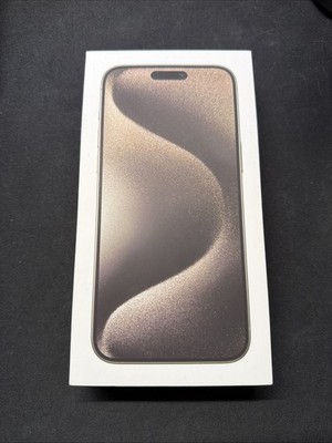 iPhone 15 Pro Max 512GB Unlocked Natural Titanium Box Included Cases Included
