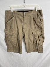 2 G Star Raw Rovic Loose Cargo Shorts Military Utility Khaki Dark Slate Size: 34
