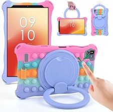 Soft Silicone Multi-Angle Stand Case for 2019 Samsung Galaxy Tab A 8.0" Dazzling