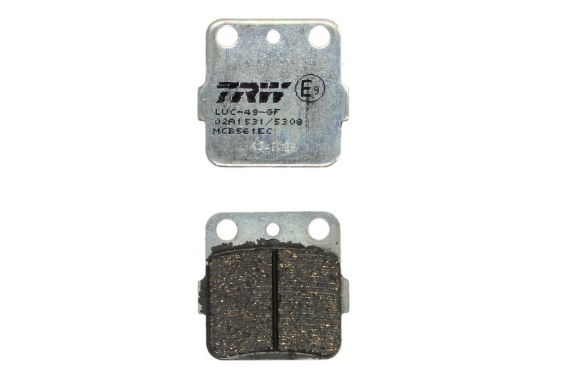 3x ✅Fits TRW MCB561EC Brake pads MCB561EC  organic, intended use off ⭐UK Seller⭐