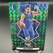 2021-22 Panini Mosaic - Luka Dončić #6 Green Mosaic Prizm