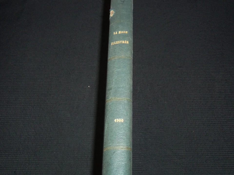 1900 LA MODE ILLUSTREE FRENCH MAGAZINE BOUND VOLUME - ILLUSTRATIONS - KD 879Q Foto 2 de 4