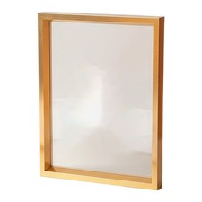 Double Sided Photo Frame in Aluminum Alloy for Desk Shelf or Wall Display