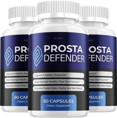 (3 Pack) Prosta Defender Supplement for Men   ProstaDefender Advanced Formula