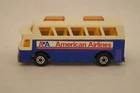 MATCHBOX LESNEY #65 Airport Coach Blue/White 1977 Superfast ENGLAND
