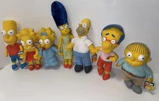 Nanco 2005 The Simpsons Family 14” inch plush. NWT