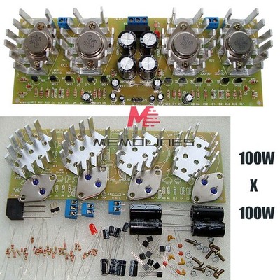 High Power 100W*2 OCL Two Channel Amplifier Board Module Electronic   Kits @zx
