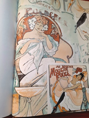Galarie Nostalgie  Script, Postage  Wallpaper Sample Book