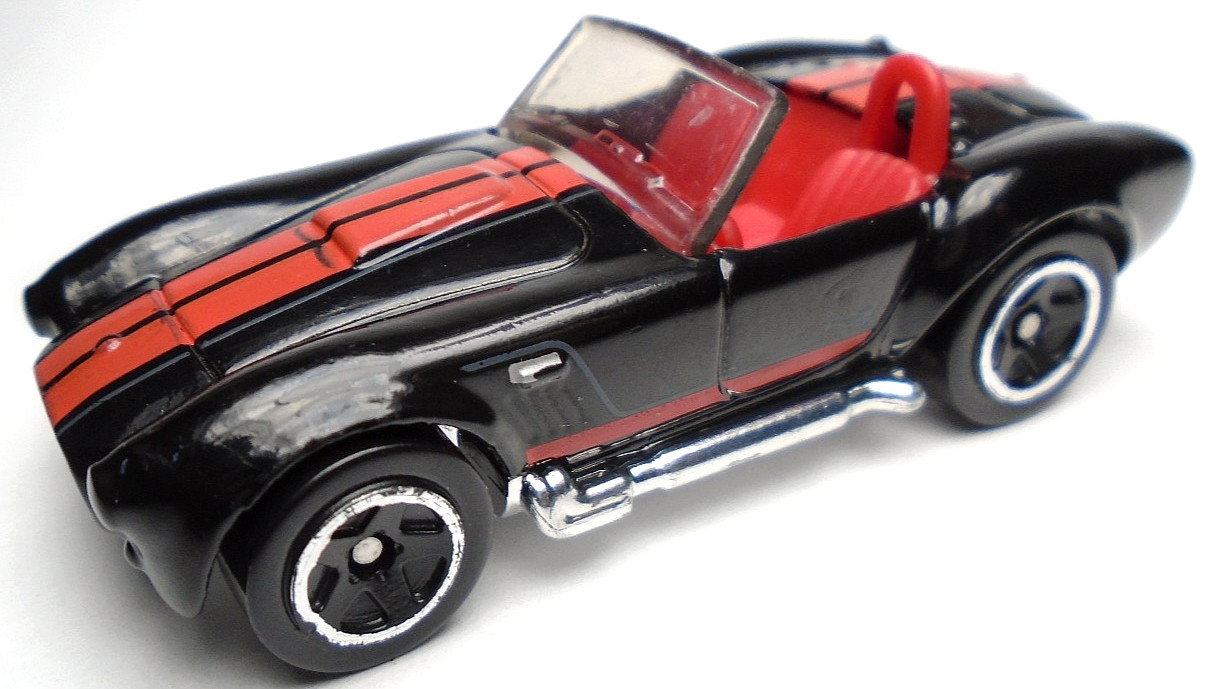 2020 HOT WHEELS HW ROADSTERS SHELBY COBRA 427 S/C BLACK 1:64 DIECAST 2 5/8" CAR
