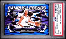 2024 Prizm Draft Picks ANGEL REESE CAMPUS LEGENDS Blue Seismic PSA 9