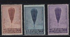 WC1_33620 BELGIUM. 1932 AUGUST PICCARD set. Sc. 251-253. MH-MLH