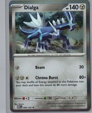 Dialga 095/132 Rare Mega Evolution Pokemon Holo Near Mint