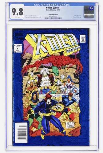 Marvel Comics X-Men 2099 #1 CGC 9.8 Newsstand Blue Foil Cover 1st Appearance