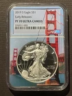 2019-S $1 SILVER AMERICAN EAGLE GG Bridge NGC PF70 Early Releases : 08017