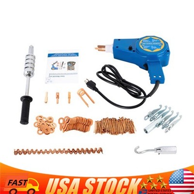 Auto Body Dent Repair Kit 800VA Electric Stud Welder Gun with Puller Hammer