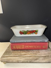 Vintage Glasbake J522 Loaf Baking Pan Dish 1 1/2 Qt Quart 