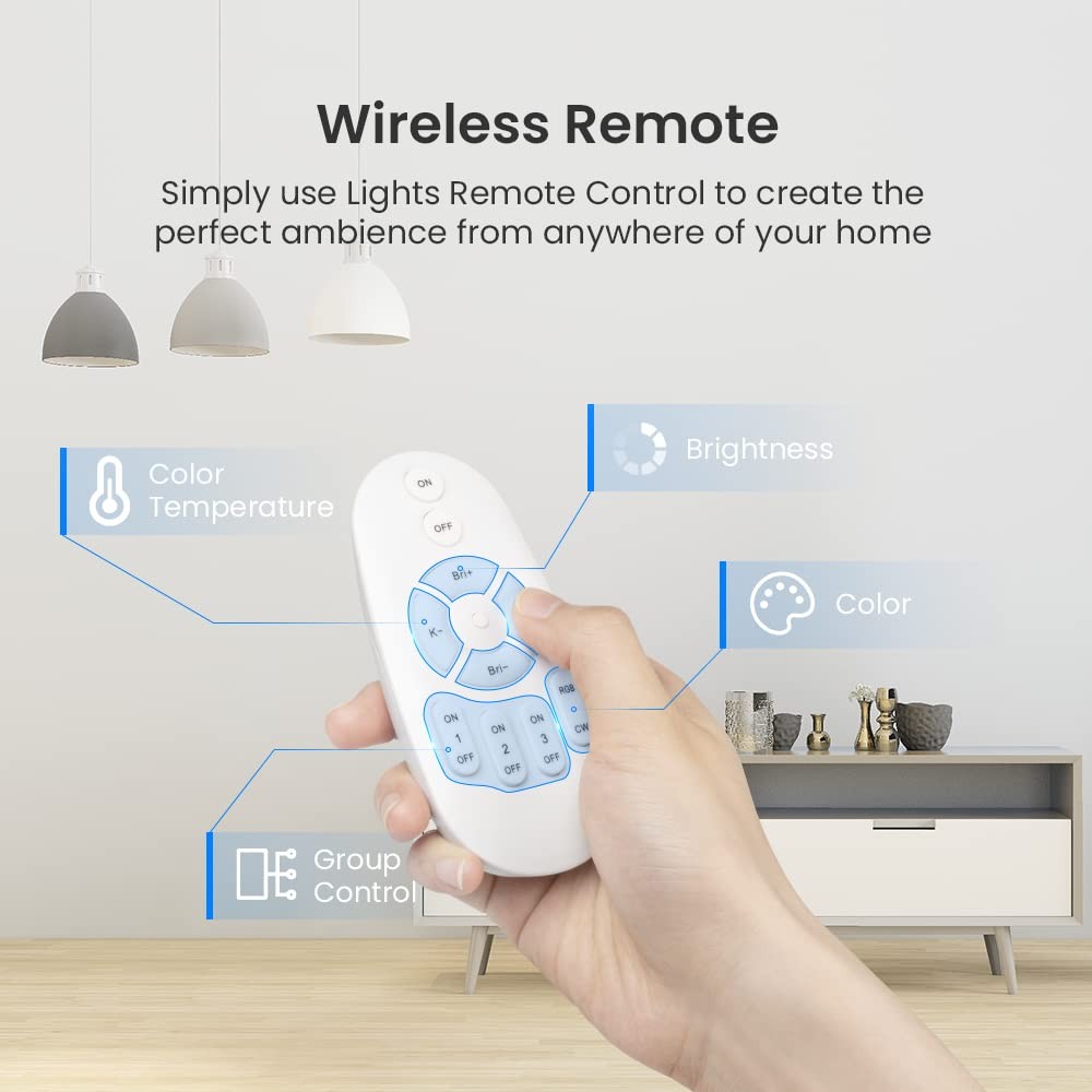 Kit ampoules connectées KIT-R-EU éclairage connecté LED dimmable et télécommande