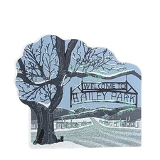 Cat's Meow Village Christmas It's a Wonderful Life Bailey Park Tree Sign #24-482