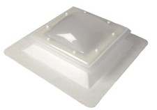 Lichtkuppel 60 x 60 cm, 1-schalig, Opal, mit Aufsatzkranz - Sonderaktion -