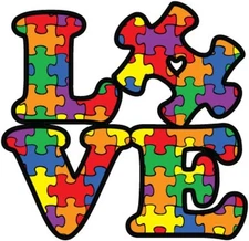 Autism Awareness Puzzle Piece Car Decal Sticker | Premium Quality Vinyl Sticker