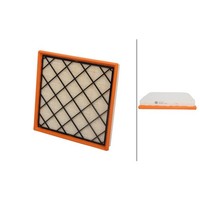Luftfilter-Einsatz 255 X 248 Mm Hella Passend FüR U.A. Opel Astra