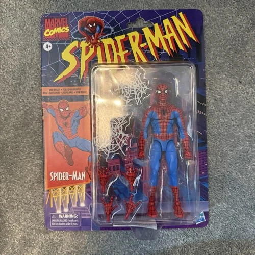 Marvel Legends Spider-Man Retro Cel-Shaded 6-inch Action Figure