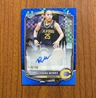 2025 Aliyahna Morris 1st Bowman Chrome Blue Xfractor Auto /150 California