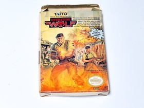 nes nintendo OPERATION WOLF game with box and dustcover