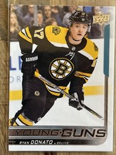 2018-19 Upper Deck Young Guns Ryan Donato Rookie Card #225. rookie card picture