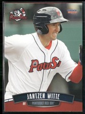 Jantzen Witte 2016 Pawtucket Red Sox Team Set Card