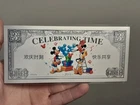2015 China Disney Mickey Mouse - 3 Gram .999 Fine Pure Silver Bar Note Bill