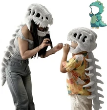 Spinosaurus Plush Dino Outfit Spinesaurus Realistic Dinosaur Costume-3D Skeleton