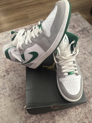 Size 10 - Air Jordan 1 SE Mid Grey Pine Green 195243077312| eBay