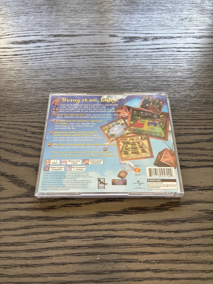 Crash Bash (Sony Playstation 1 PS1) - CIB Complete - Image 2 of 4