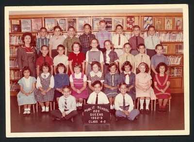 Public School PS 220 Edward Mandel Queens NYC Class Photo 1960s Boys Girls 2