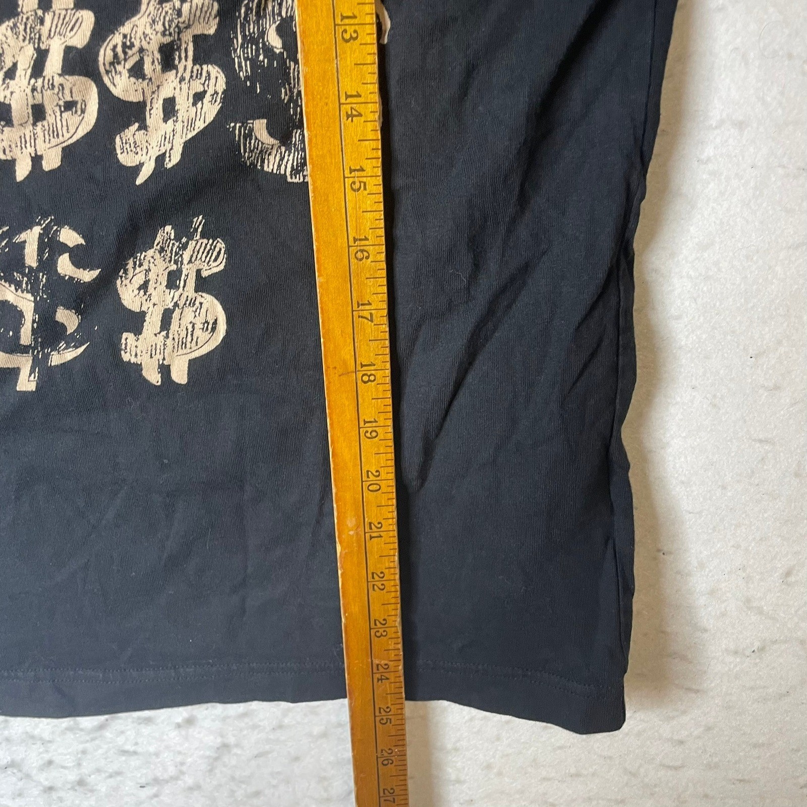 Uniqlo UT Andy Warhol Archive Black Dollar Sign Graphic T Shirt Size S P image 5