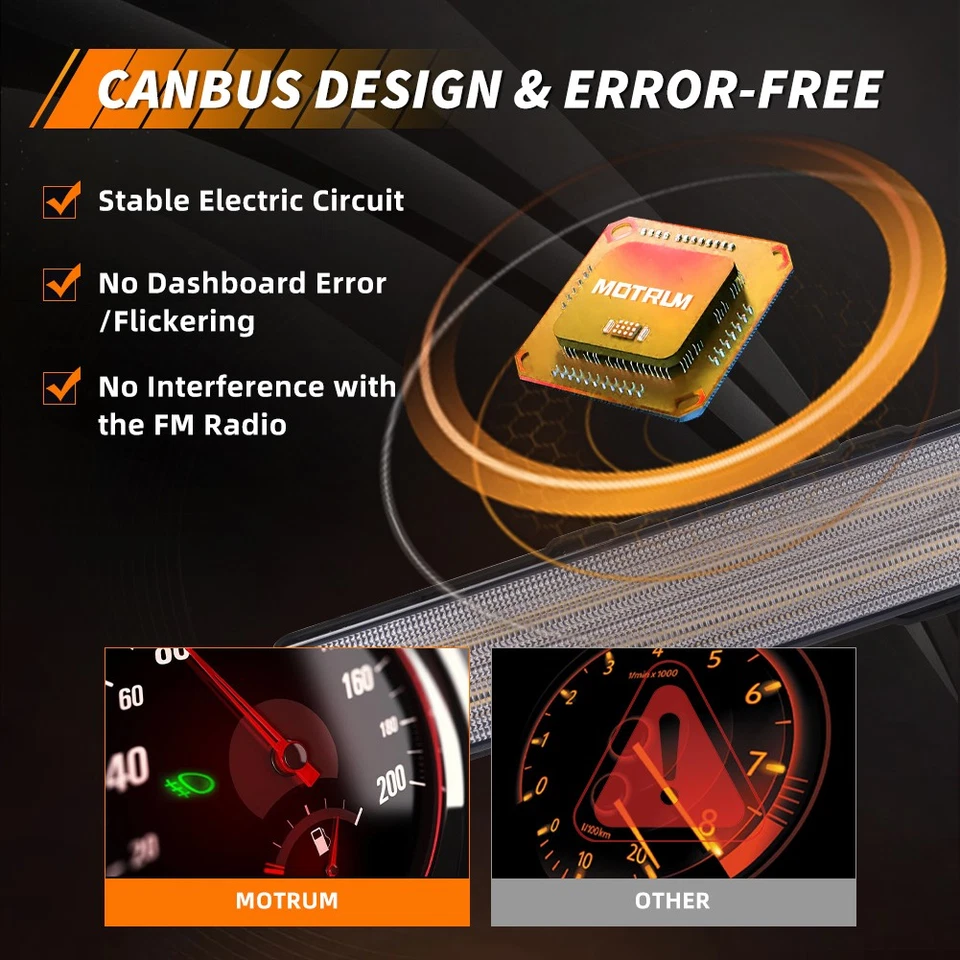 Clear Switchback LED Bumper DRL Signal Lights For 82-96 Oldsmobile Cutlass Ciera - Image 3 of 4