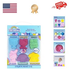Hello Kitty and Friends Bath Bombs Set, 6 Piece, Bubblegum Scented - Ages 3+ ...