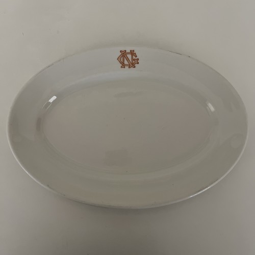 Vintage Great Northern Railway GN Manitoba Pattern Platter Plate Shenango China