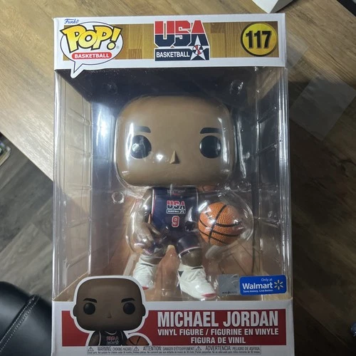 Funko Pop Jumbo NBA Michael Jordan 1992 Team USA Navy Uniform Never Opened
