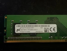 Micron 4GB 1Rx16 PC4-2666V DDR4 Desktop Memory RAM MTA4ATF51264AZ-2G6E1