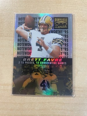 Brett Favre 1996 Zenith #7 Noteworthy '95