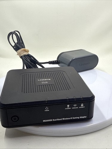 Linksys Dual-Band Wireless-N Gaming Adapter N Ultra Range Plus Model WGA600N - Bild 2 von 6