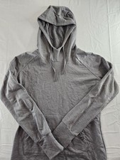 Free Fly Hoodie Women's Sz Small Gray Performance Bamboo Thumbholes Lightweight