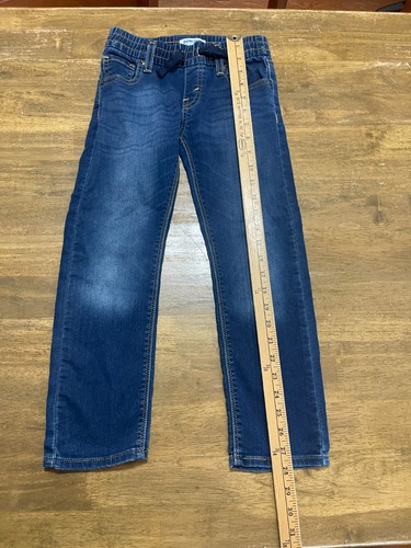 Levi's Jeans, Youth Boys Size 7, Blue, Jeans, Pull On, Straight Leg, 5-Pockets - Picture 9 of 10