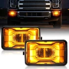 Auxbeam DOT 5800LM LED Fog Lights Lamps with Amber DRL for Ford F-150 2015-2020