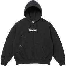 Felpa Supreme x Maison Margiela Zip-Up Box Logo Black Size L ✅