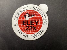 ELEY  .22 Cartridges Vinyl Shooting Sticker Ammunition Birmingham 9cm