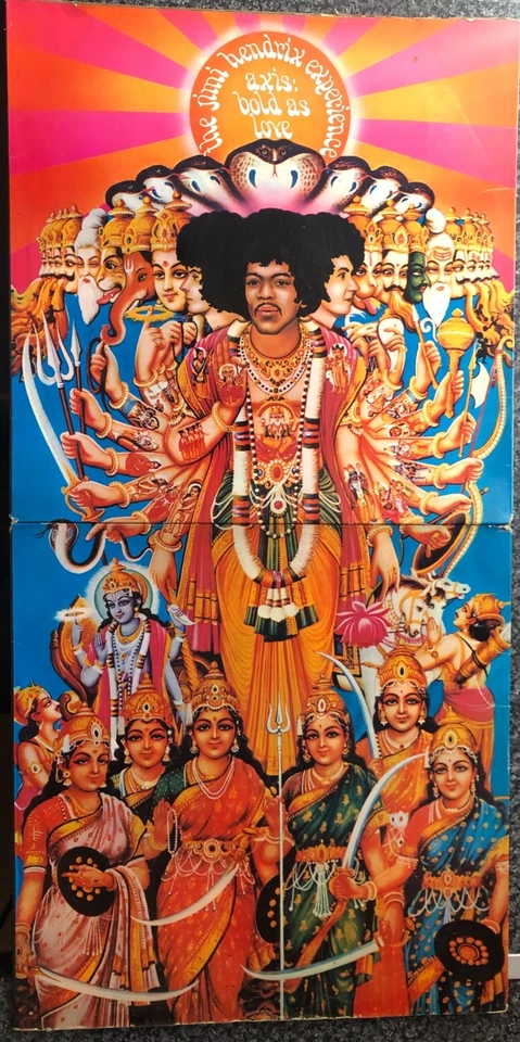 Jimi Hendrix Axis Bold As Love 1967 Uk Track Vinyl Lp 612 003 Mono with insert Foto 2 de 4