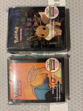 Evee & Charizard Pokemon card protectors
